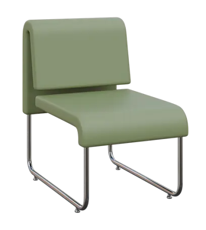 FLEXI LOUNGE, židle, ekokůže zelená FLEXI LOUNGE, židle, ekokůže zelená